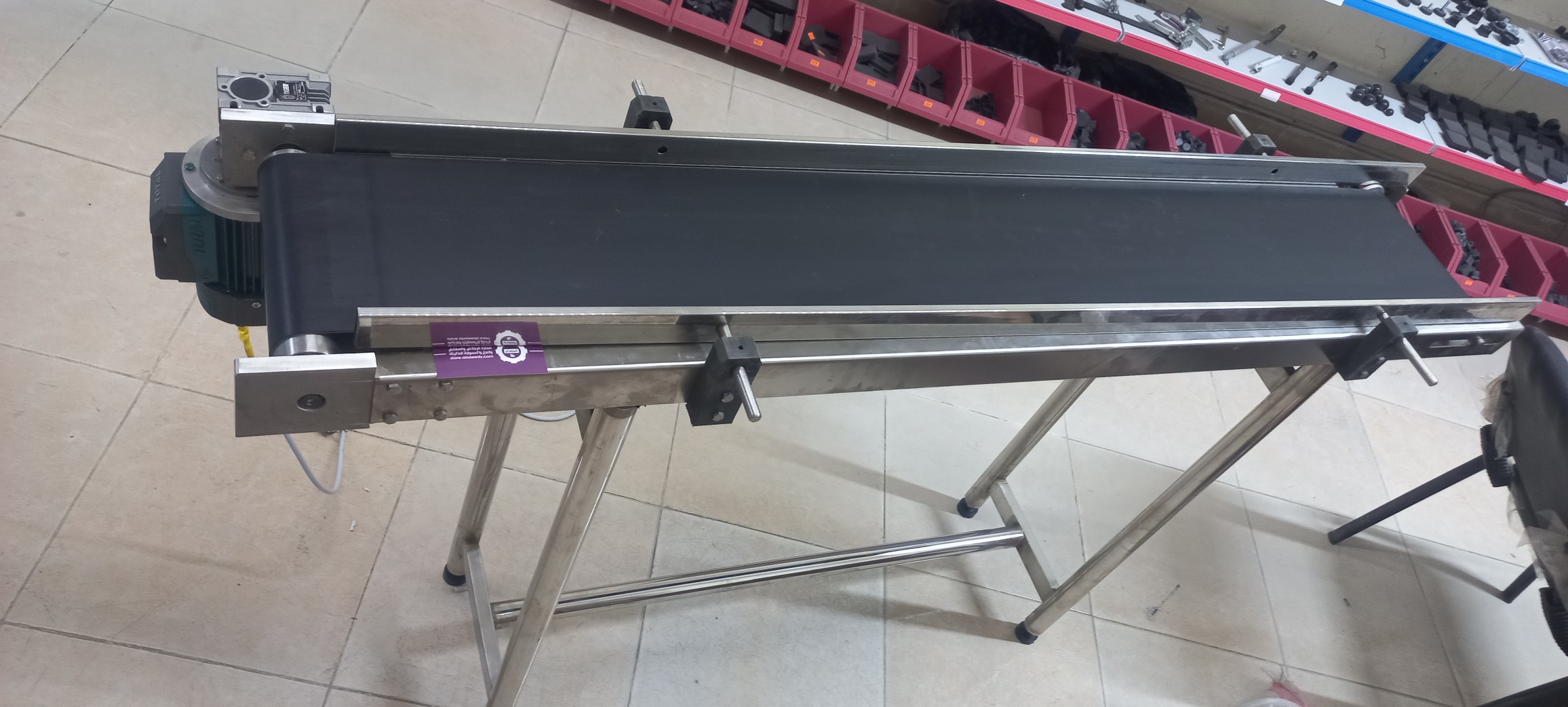 سير نقل صناعي مقاس 50 × 300سم ارتفاع 45 الي 60 سم- محرك تركي من ELCTO